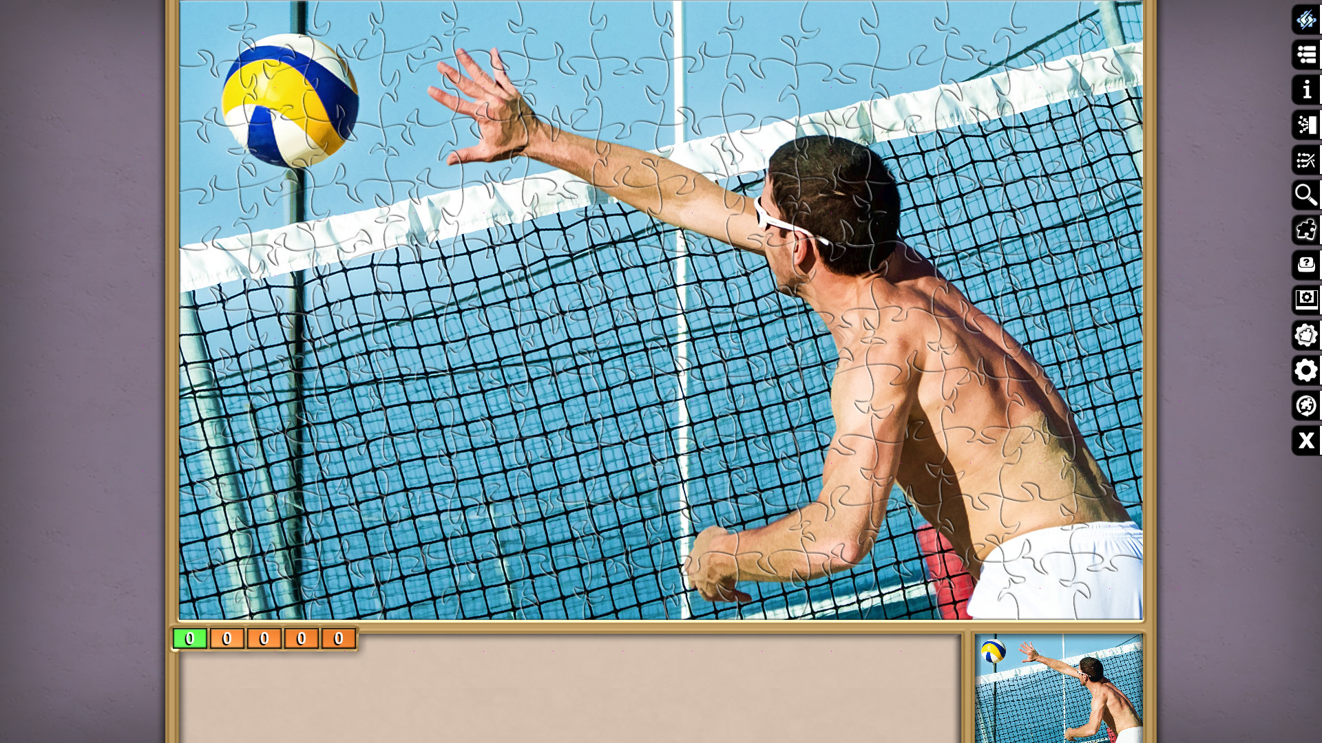Jigsaw Puzzle Pack - Pixel Puzzles Ultimate: Beach Volleyball screenshot screenshot 1
