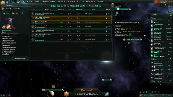 скриншот Stellaris: Utopia 5