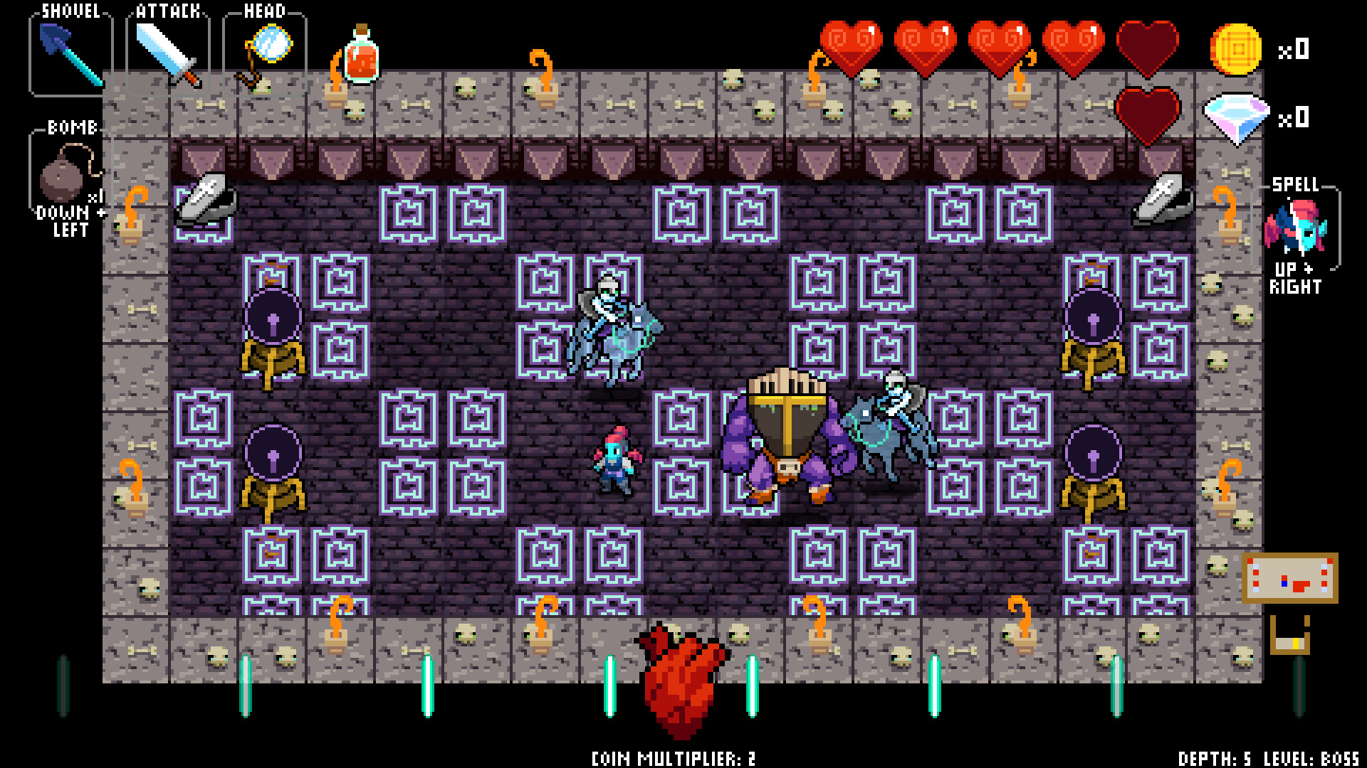 crypt of the necrodancer amplified fortissimole