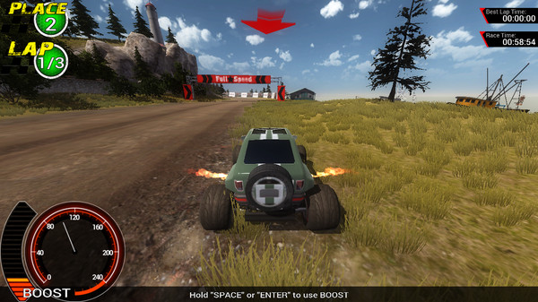 скриншот Off-Road Super Racing 4