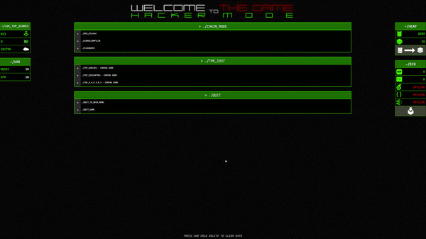 скриншот Welcome to the Game - Hacker Mode 0