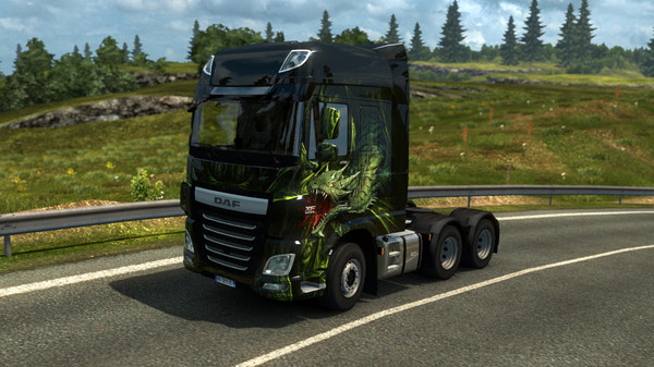 скриншот Euro Truck Simulator 2 - Dragon Truck Design Pack 0