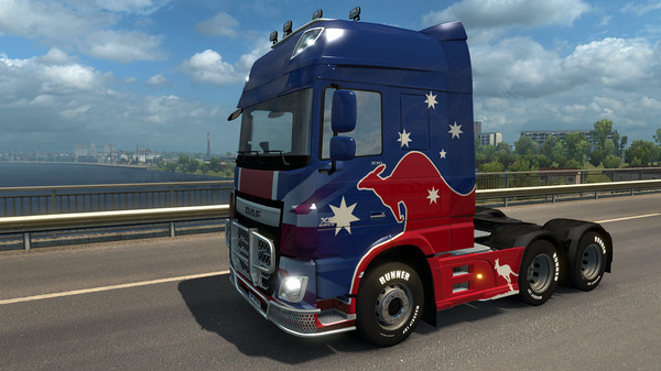 скриншот Euro Truck Simulator 2 - Australian Paint Jobs 0