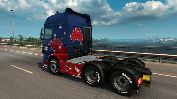 скриншот Euro Truck Simulator 2 - Australian Paint Jobs 1