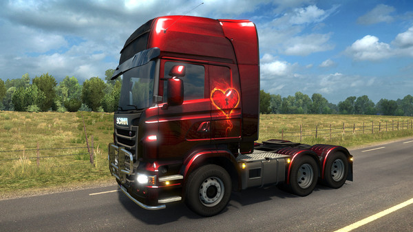 скриншот Euro Truck Simulator 2 - Valentine's Paint Jobs Pack 0
