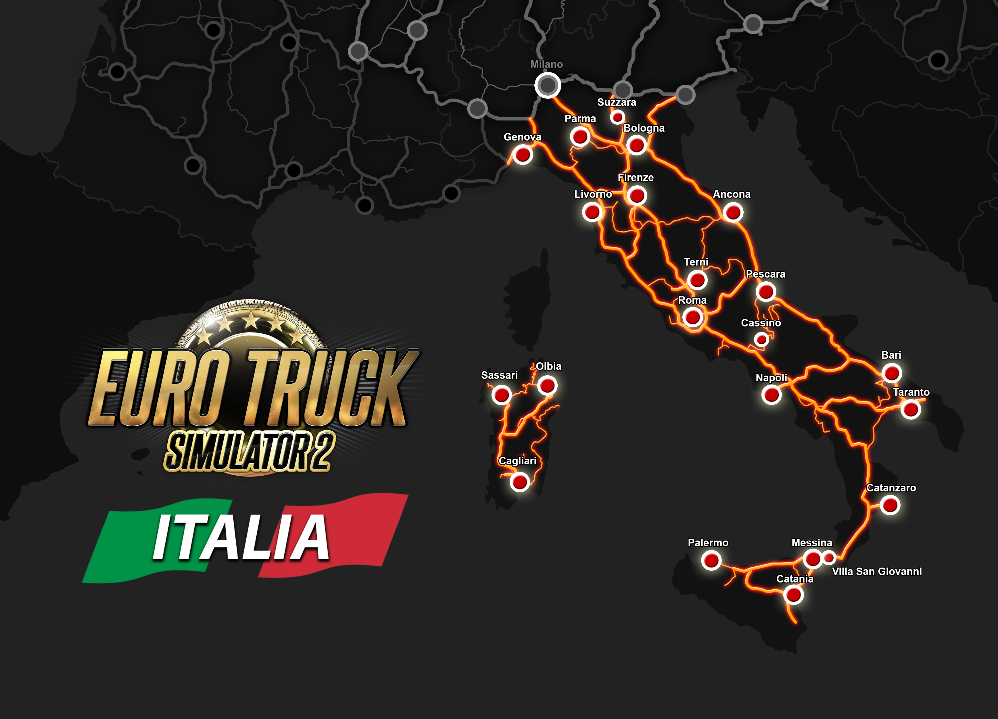 Етс2 длс. ETS 2 Italia DLC. Италия етс 2. Euro Truck Simulator 2 Италия. Euro Truck Simulator 2 карта Италии.