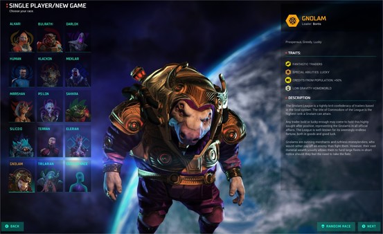 скриншот Master of Orion: Gnolam League 3