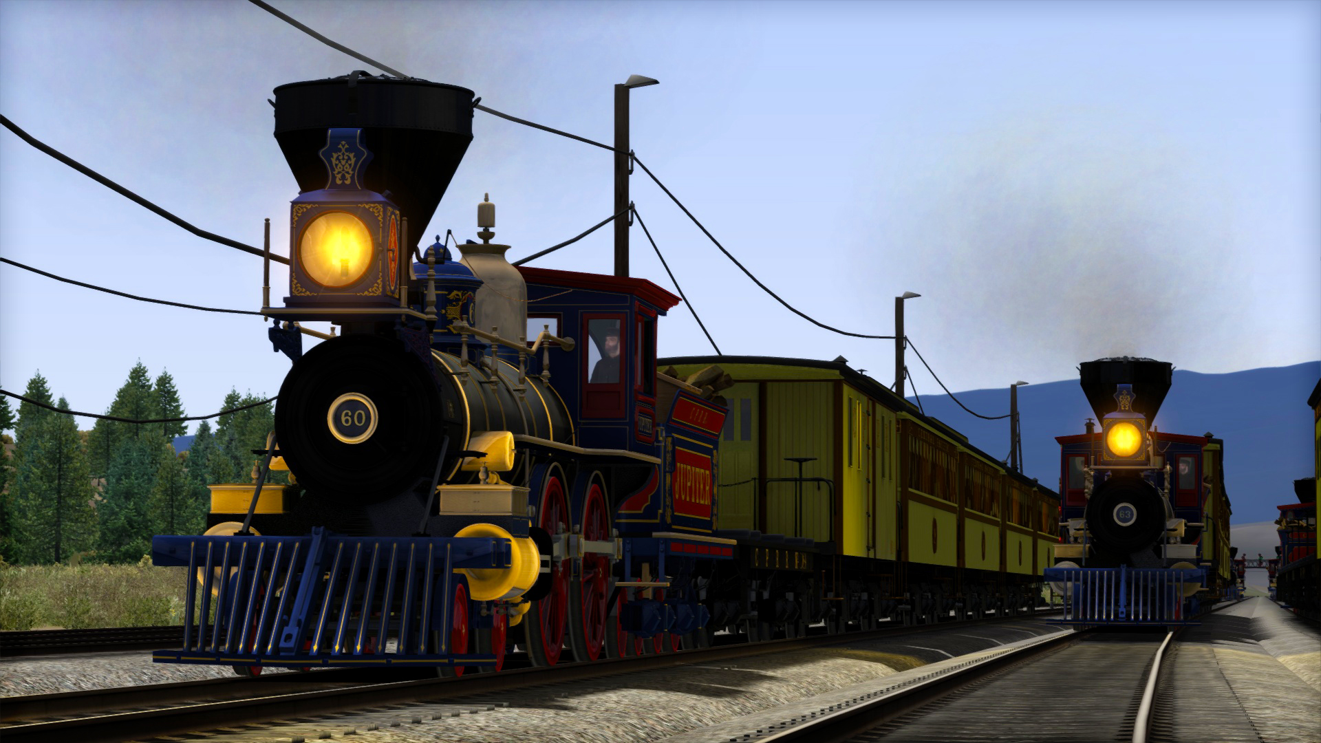 Train Simulator: CPRR 4-4-0 No. 60 ‘Jupiter’ Steam Loco Add-On Featured Screenshot #1