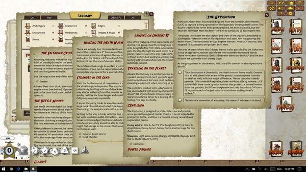 Fantasy Grounds - The Last Parsec: Omariss Death Worm (Savage Worlds)