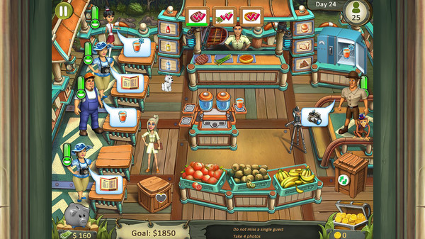 скриншот Katy and Bob: Safari Cafe 2