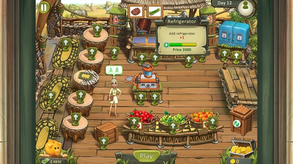 скриншот Katy and Bob: Safari Cafe 4