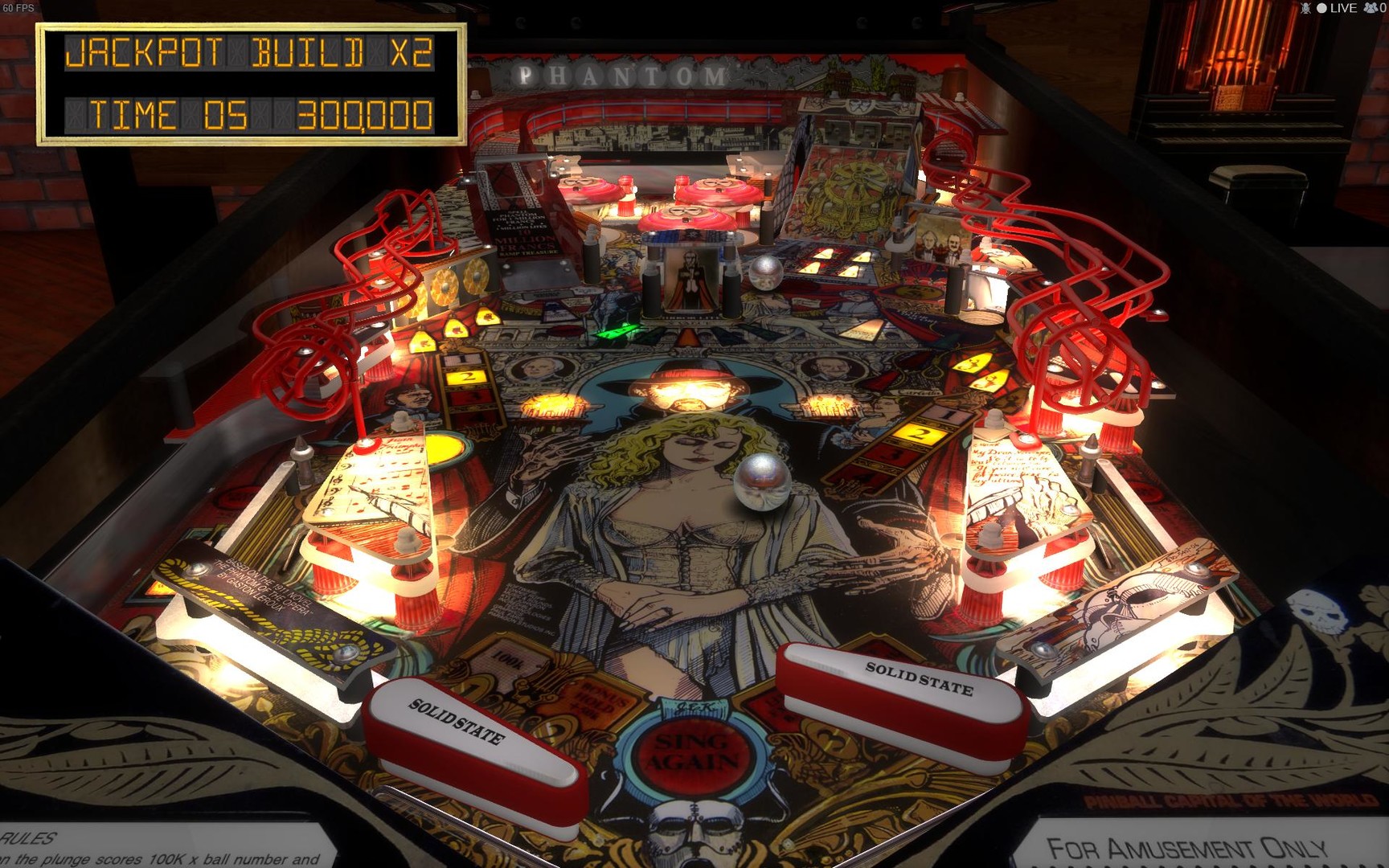 Stern Pinball Arcade Phantom Of The Opera On Steam