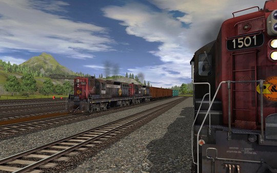 скриншот Trainz 2019 DLC: Willamette & Pacific SD7 #1501 2