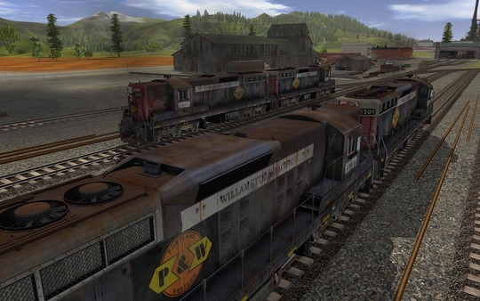 скриншот Trainz 2019 DLC: Willamette & Pacific SD7 #1501 5