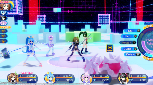 скриншот Superdimension Neptune VS Sega Hard Girls 1