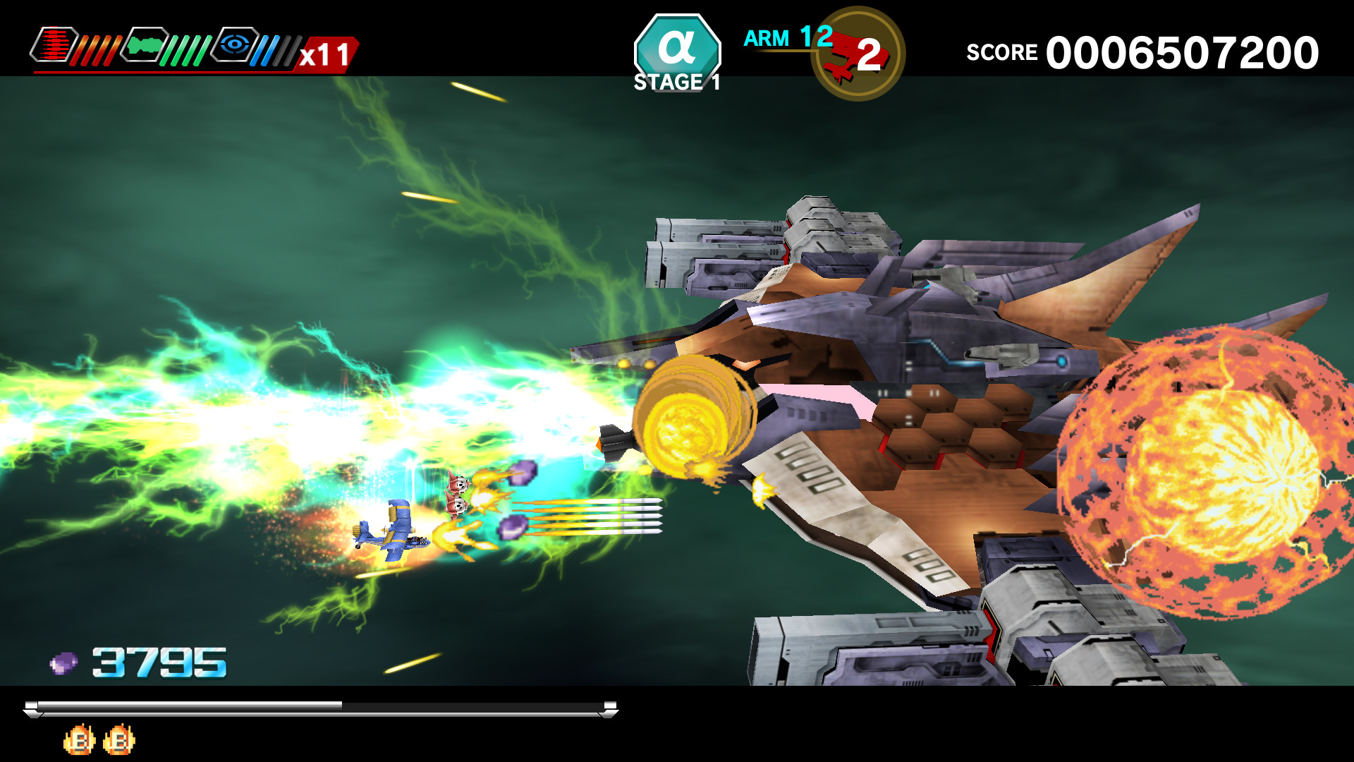 DARIUSBURST Chronicle Saviours - Progear screenshot thumbnail screenshot 3