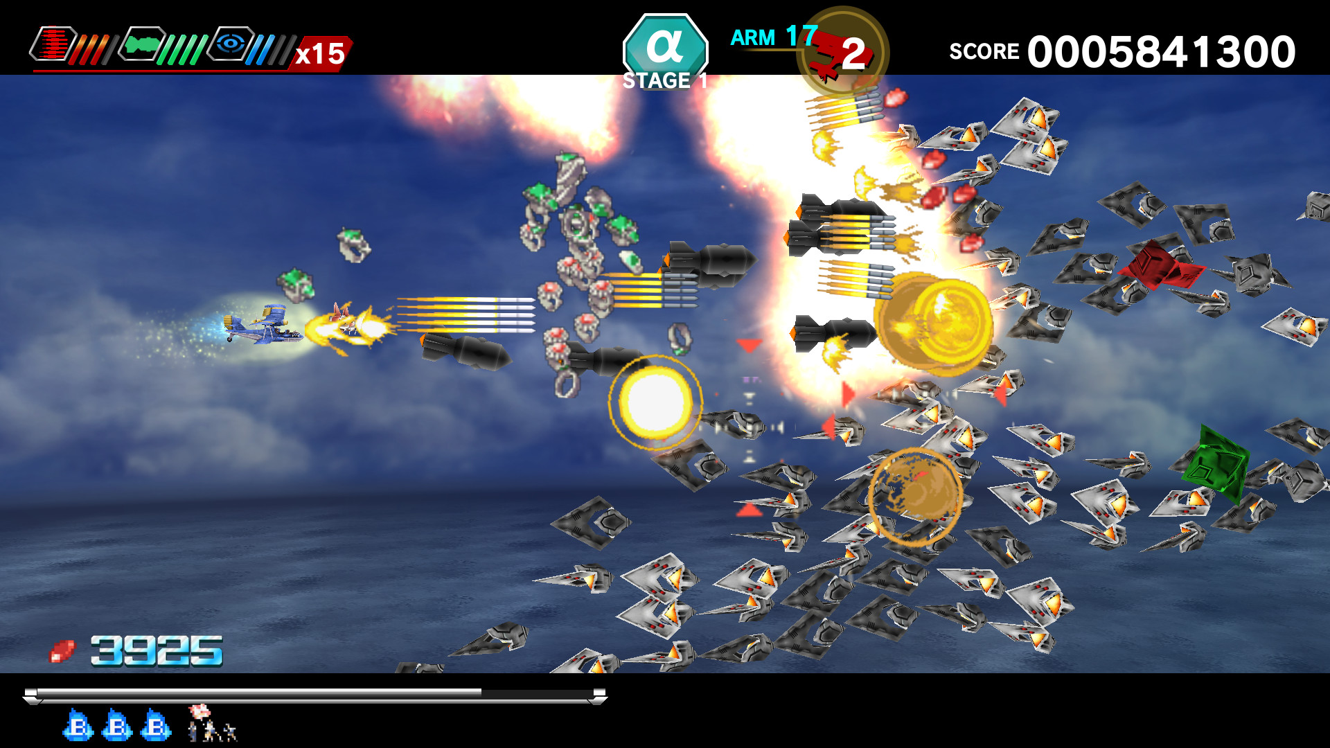 DARIUSBURST Chronicle Saviours - Progear screenshot thumbnail screenshot 2