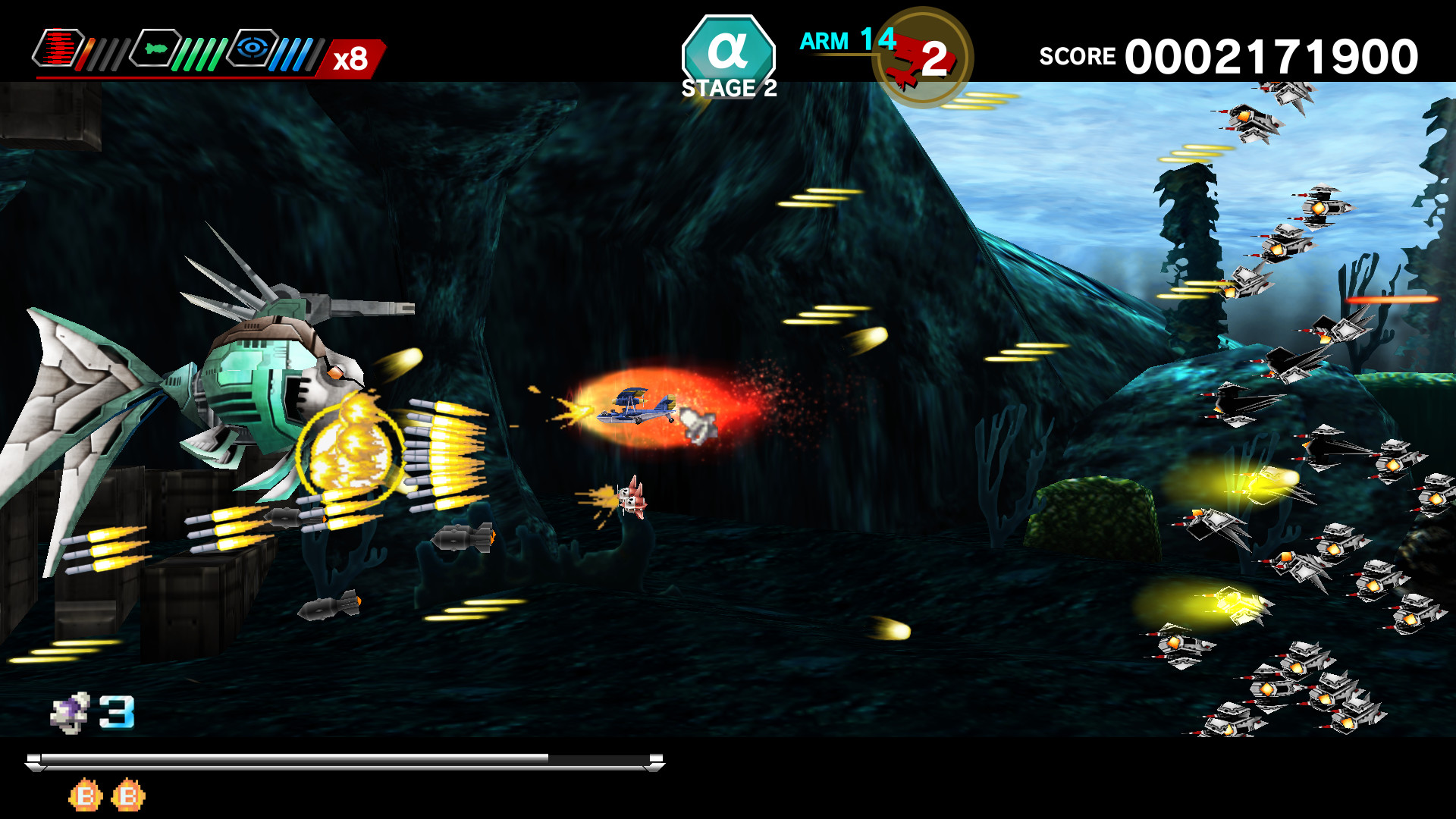 DARIUSBURST Chronicle Saviours - Progear screenshot thumbnail screenshot 4