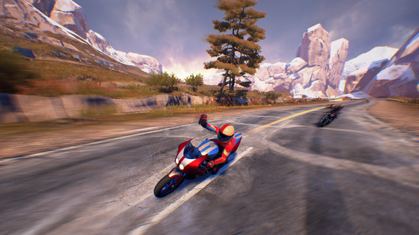 скриншот Moto Racer 4 - Sliced Peak 1