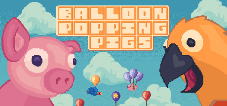 Balloon Popping Pigs: Deluxe Cover Image