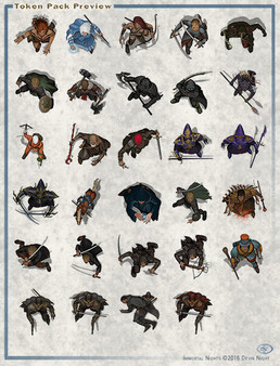 скриншот Fantasy Grounds - Heroic Characters 10 (Token Pack) 0