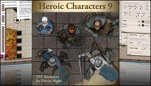 Fantasy Grounds - Top-Down Tokens - Heroic 8 on Steam