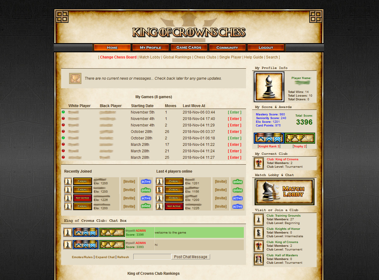 Chess: King of Crowns Chess Online screenshot 1