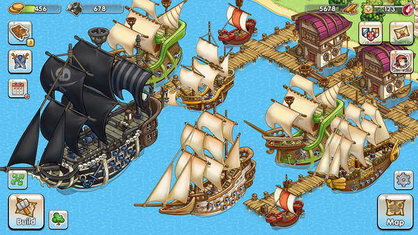 скриншот Pirates of Everseas 1