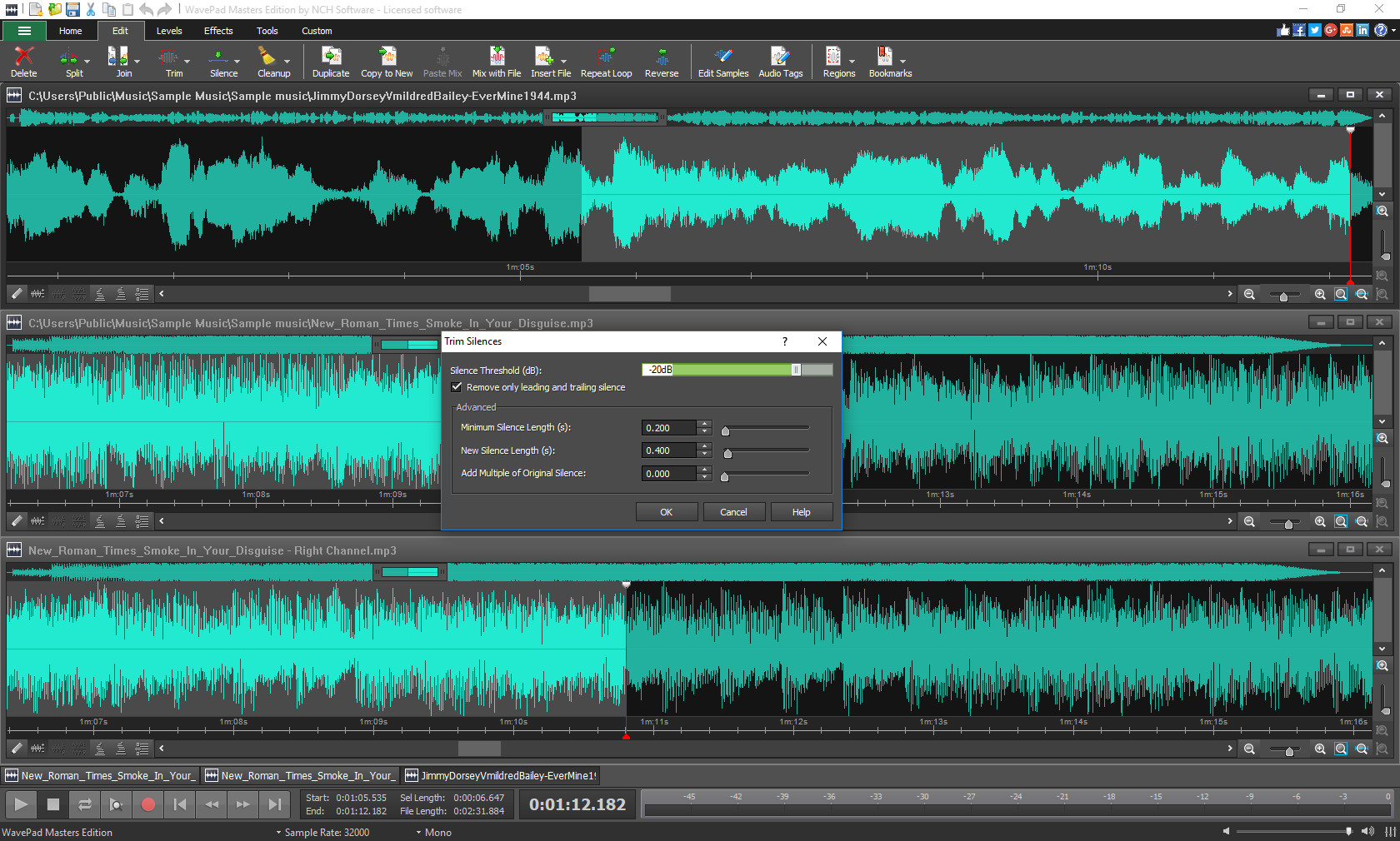 free instals NCH WavePad Audio Editor 17.80