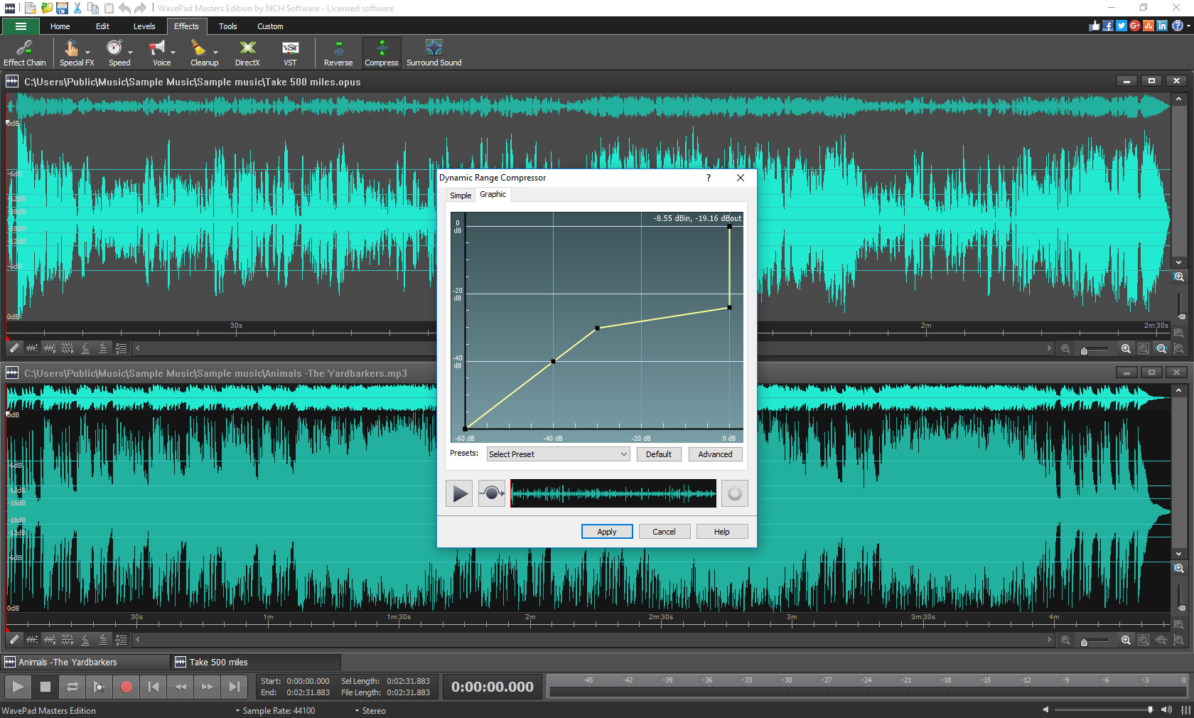 recording wavepad audio editor windows 10