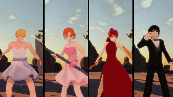 RWBY: Grimm Eclipse - Team JNPR Beacon Dance Costume Pack