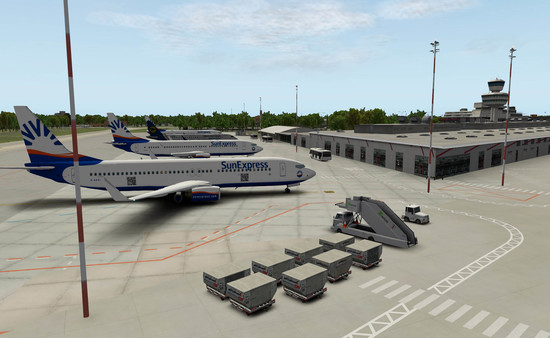 скриншот X-Plane 11 - Add-on: Aerosoft - Airport Berlin-Tegel 5