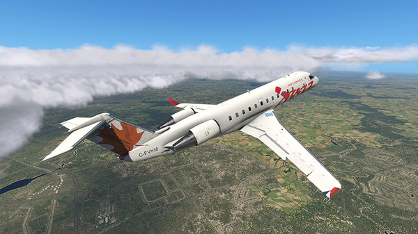 скриншот X-Plane 11 - Add-on: Aerosoft - CRJ 200 2