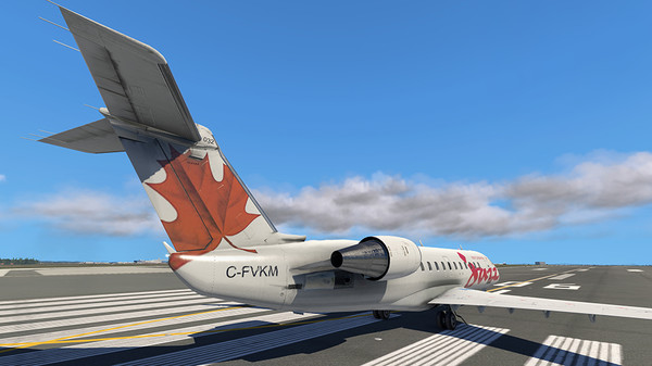 скриншот X-Plane 11 - Add-on: Aerosoft - CRJ 200 1