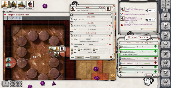 скриншот Fantasy Grounds - D&D Lair Assault: Forge of the Dawn Titan 2