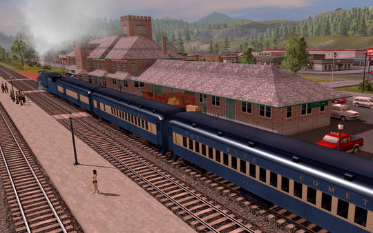 скриншот Trainz 2019 DLC: Blue Comet 3