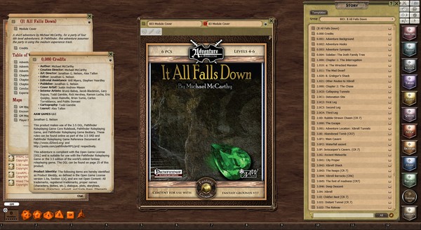 скриншот Fantasy Grounds - B03: It All Falls Down (PFRPG) 0