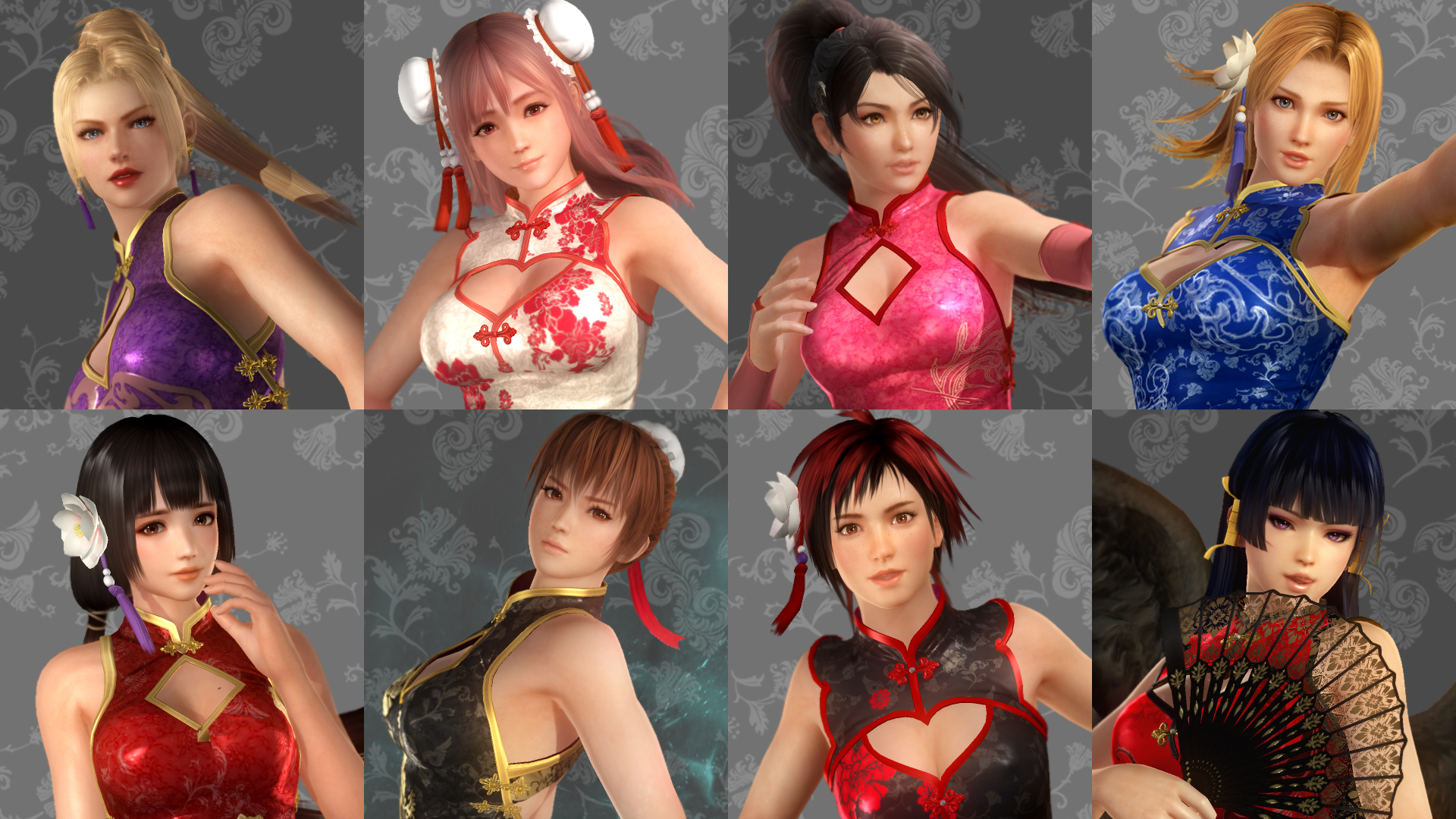 DOA5LR Alluring Mandarin Dress Set screenshot screenshot 1