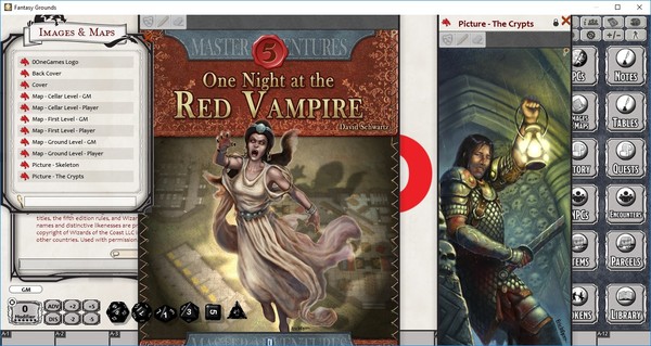 Fantasy Grounds - One Night at the Red Vampire (5E)