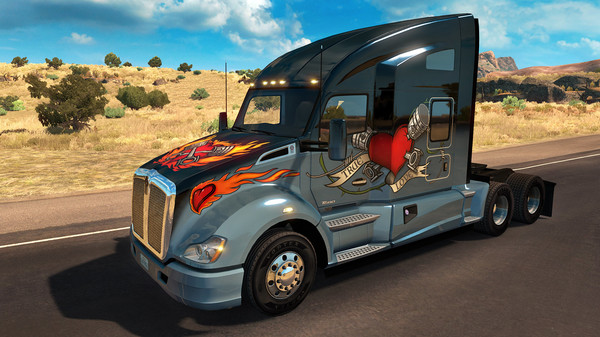 скриншот American Truck Simulator - Valentine's Paint Jobs Pack 2