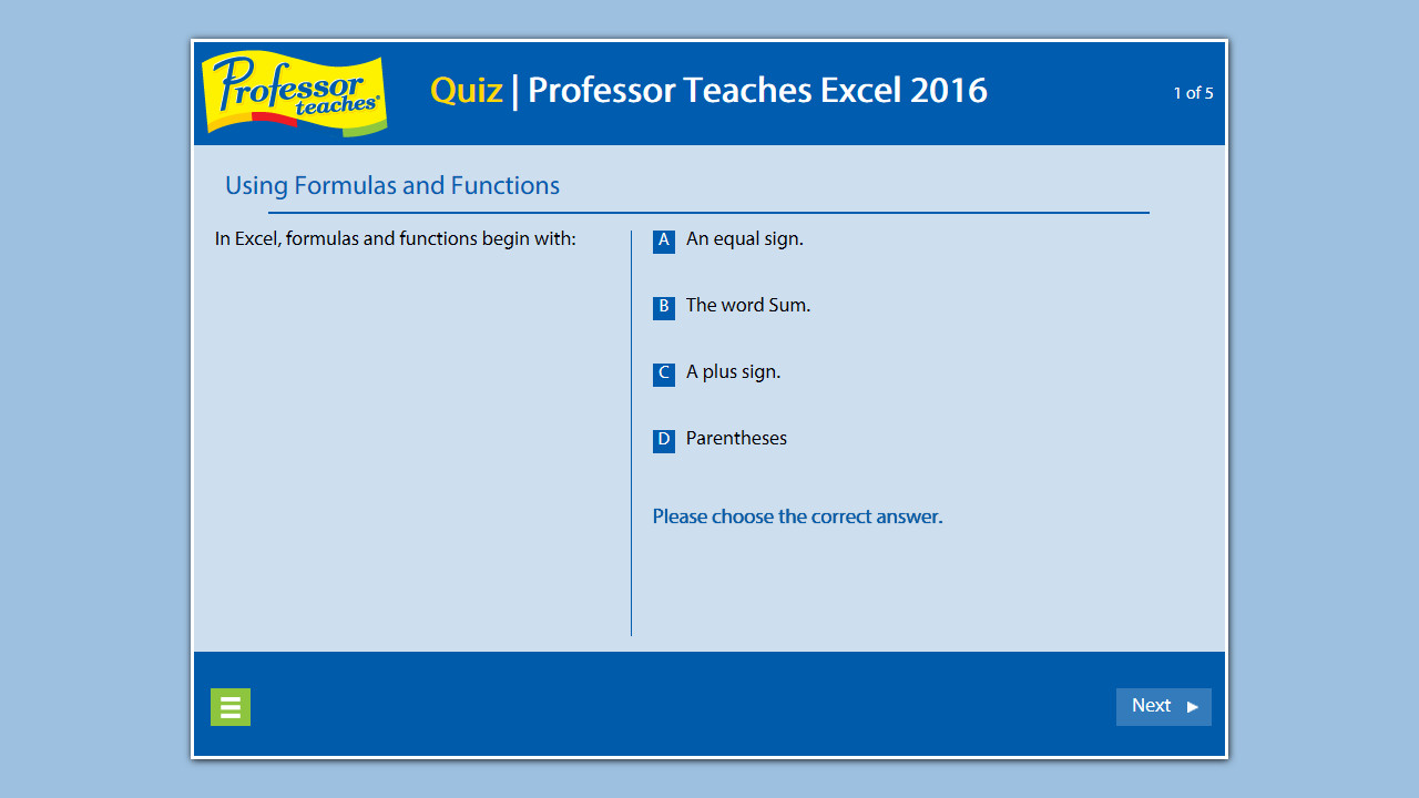 Professor Teaches® Excel 2016 – Mac 2