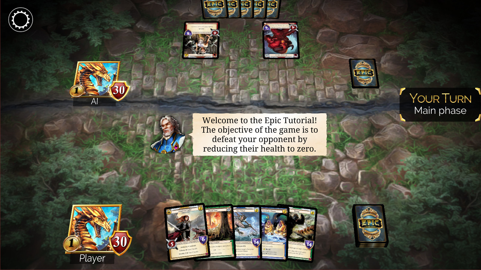 Epic Card Game, A strategy card game of mythic battles