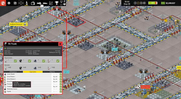 Скриншот №8 к Production Line  Car factory simulation