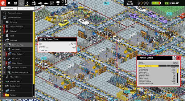 Скриншот №1 к Production Line  Car factory simulation