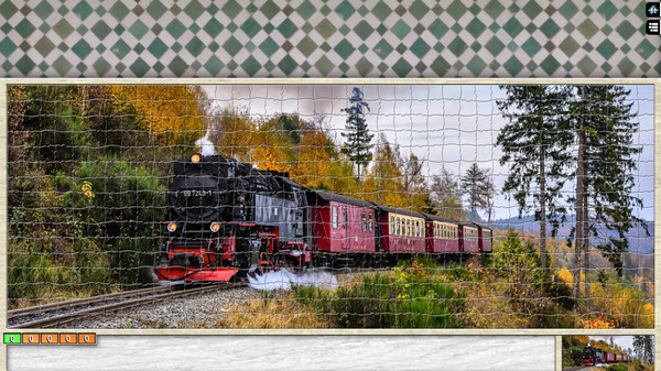 Jigsaw Puzzle Pack - Pixel Puzzles Ultimate: Trains