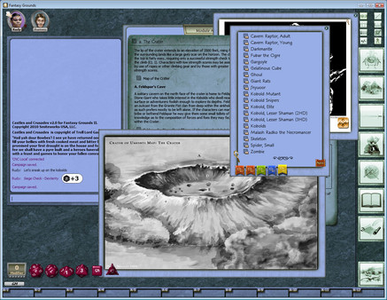 скриншот Fantasy Grounds - DB2 Crater of Umeshti (Castles & Crusades) 1