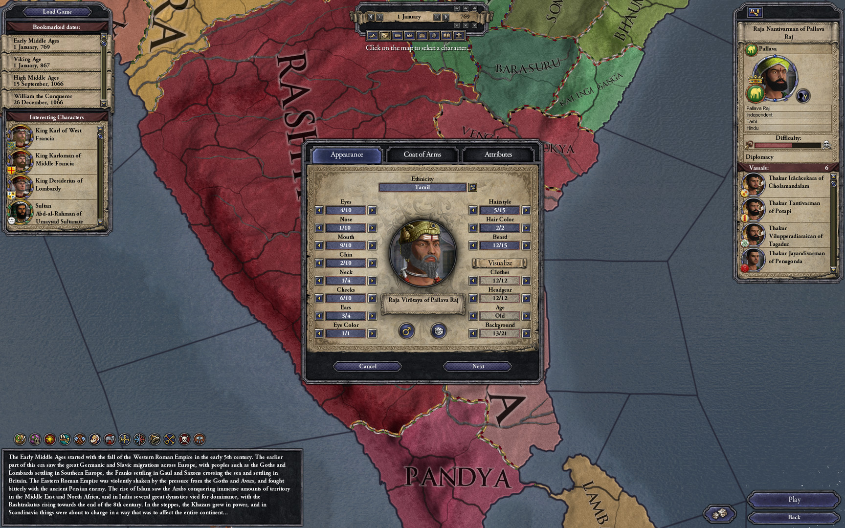 Crusader Kings II: South Indian Portraits 5 Year Anniversary Gift Featured Screenshot #1