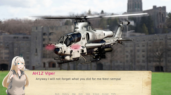 скриншот Attack Helicopter Dating Simulator 5