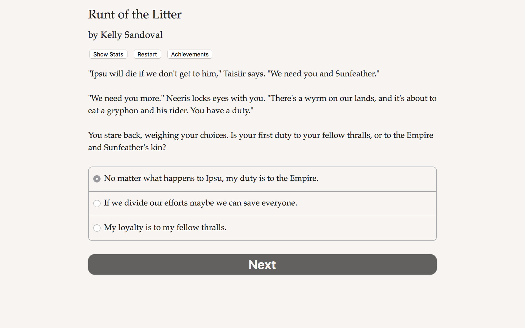 Runt of the Litter Demo #5