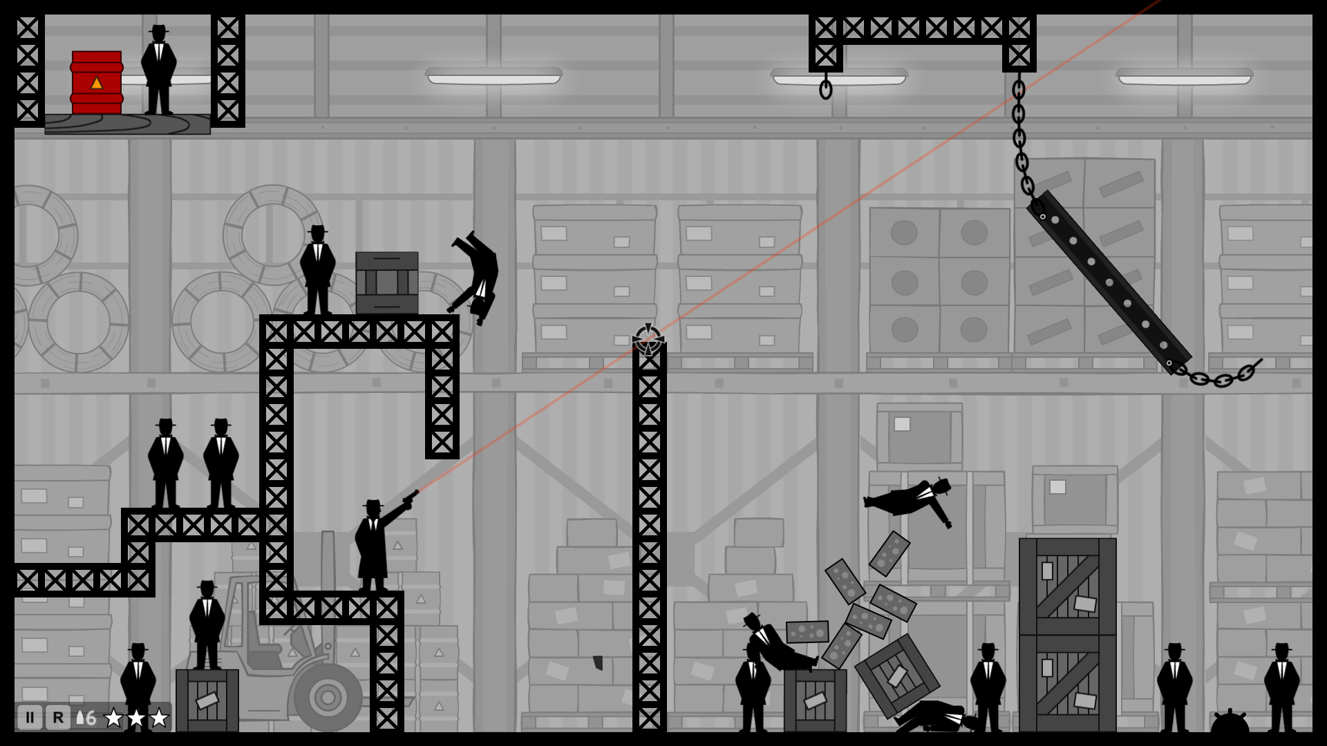 jeux de ricochet kills noir